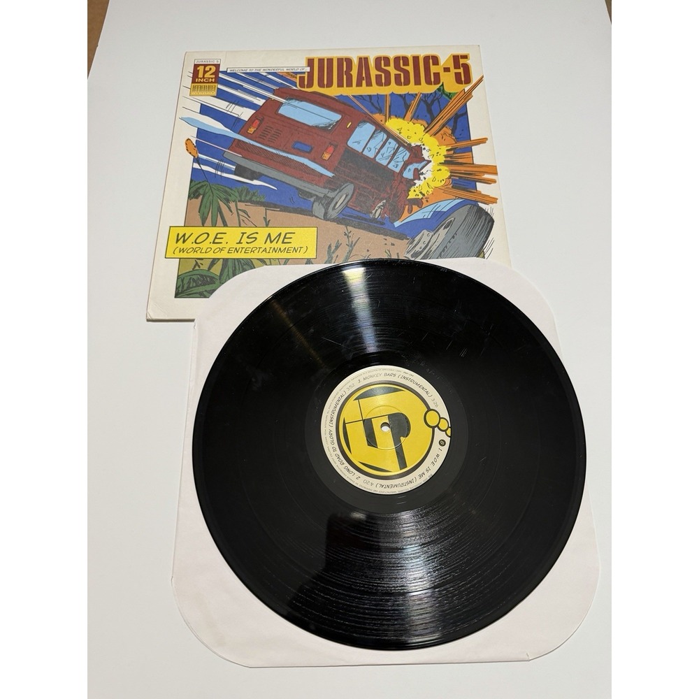Jurassic 5 - W.O.E. Is Me - 12" Vinyl Single - Hip Hop - 2000 Interscope Records